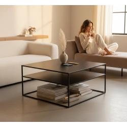 STOLIK KAWOWY CZARNY STK-153